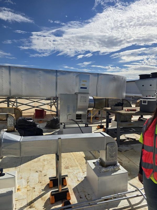 Commercial Exhaust Fan & Louvered Curb Verification