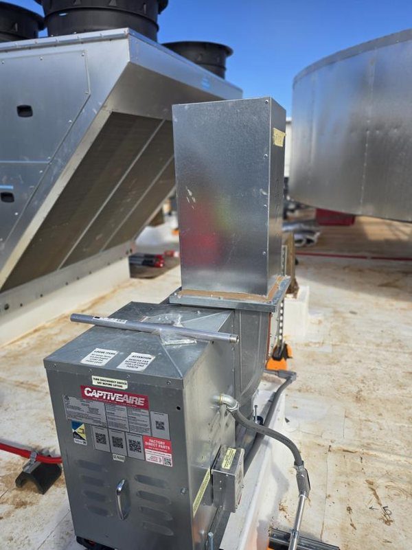 Commercial Kitchen Make-Up Air & Hood Exhaust Assembly